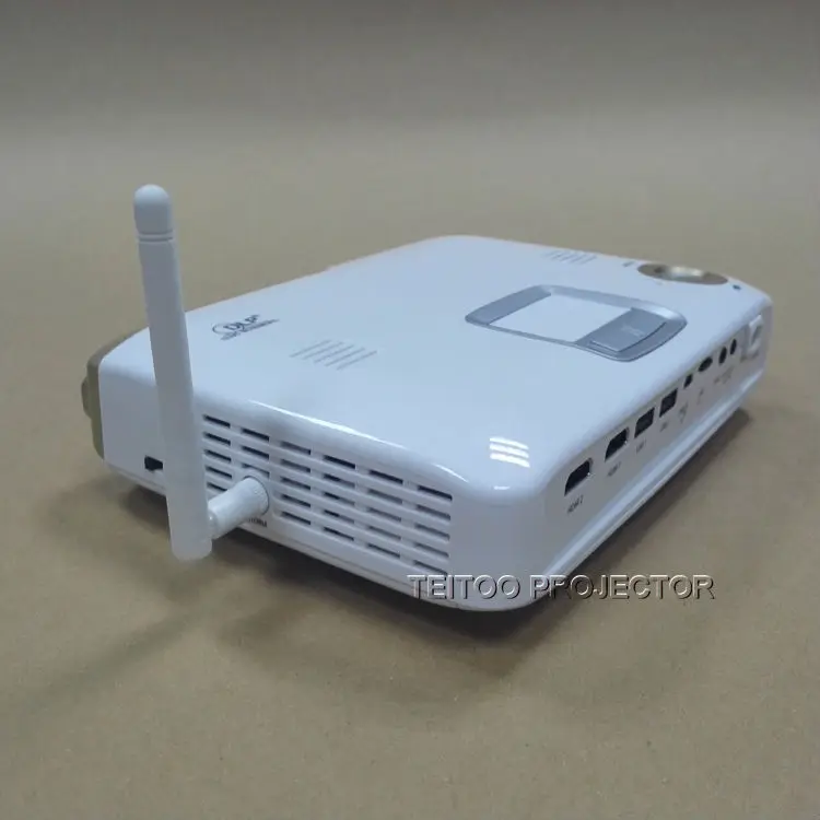 Портативный Проектор для Домашнего Кинотеатра 3D 4 К Android Dual Wifi Сенсорная Панель