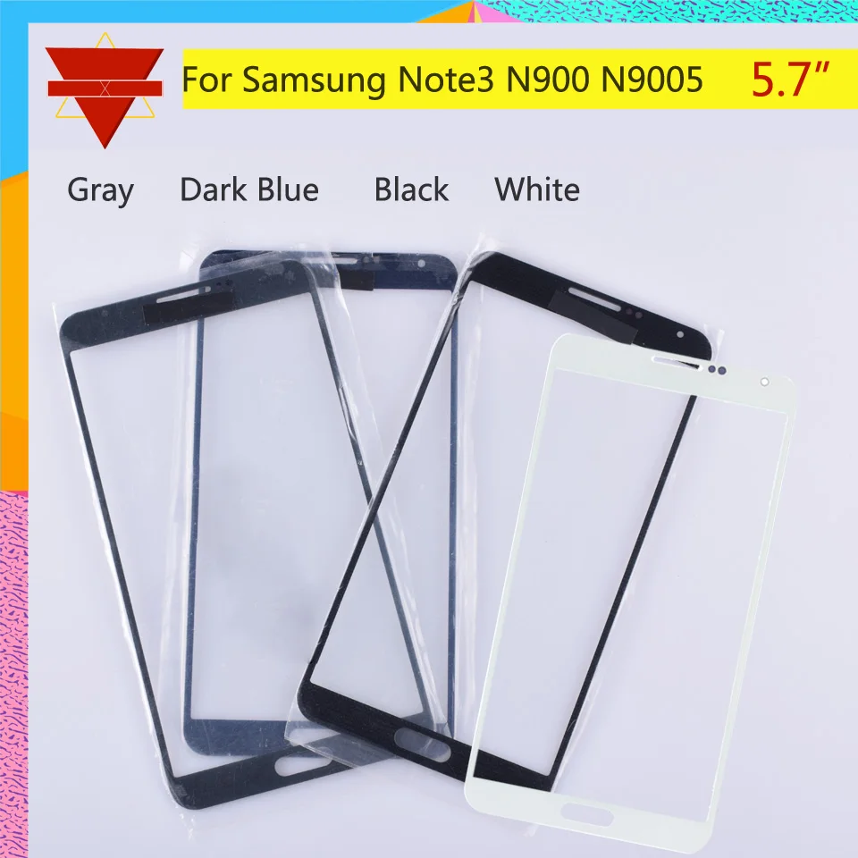 Сенсорный экран для samsung Galaxy Note 3 Note3 N900 N9005 N900F SM-900F сенсорный экран передняя стеклянная панель сенсорный экран Внешний стеклянный объектив