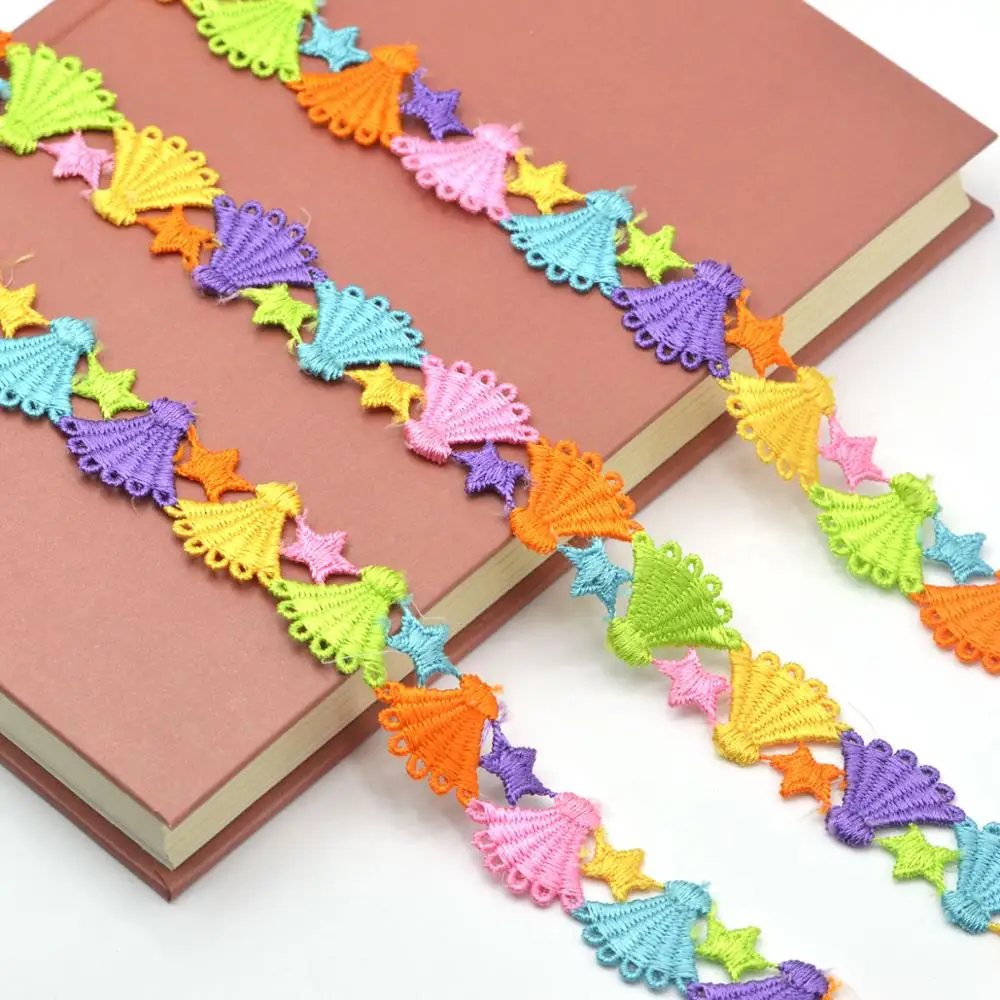 KALASO 2 ярда разноцветная кружевная отделка в виде ракушек аксессуары для