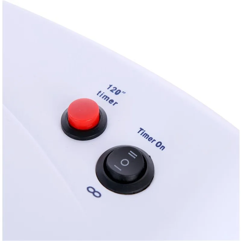 36W White/Pink 110V-220V Nail Art Polish Dryer Fingernail Enamel Drying Machine 120s Stoving UV Lamp Gel Tools 4x9W 365nm Bulb |