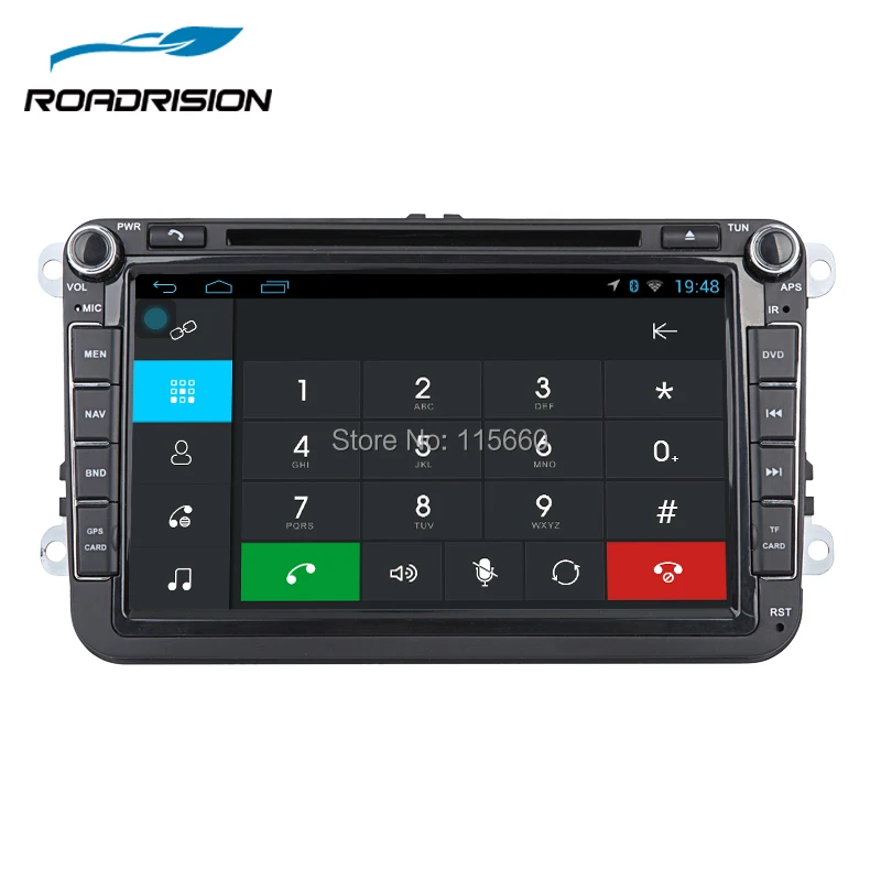 RoadRision Android 8 1 автомобильный DVD GPS для VW Volkswagen POLO GOLF PASSAT CC JETTA TIGUAN TOURAN Bora Caddy EOS Seat Skoda