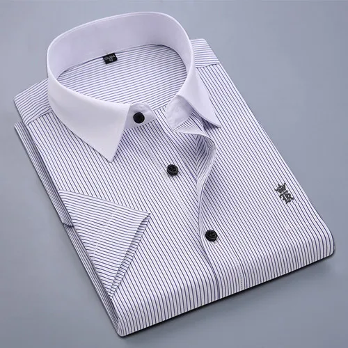 Dudalina, мужская рубашка, Camisa Roupas, повседневная полосатая рубашка с длинным рукавом, рубашка Aramy camisates, брендовая мужская одежда - Цвет: SK-PM-D2800BLUE