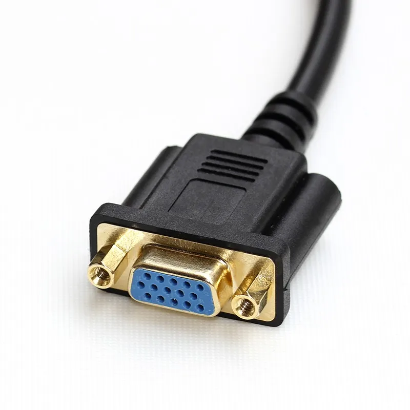 DVI-I 24+ 5 vga конвертер DVI-I VGA адаптер «Папа-мама» кабель