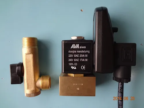 Резервуар воздушного компрессора AVA дренажный клапан параметры G1/2