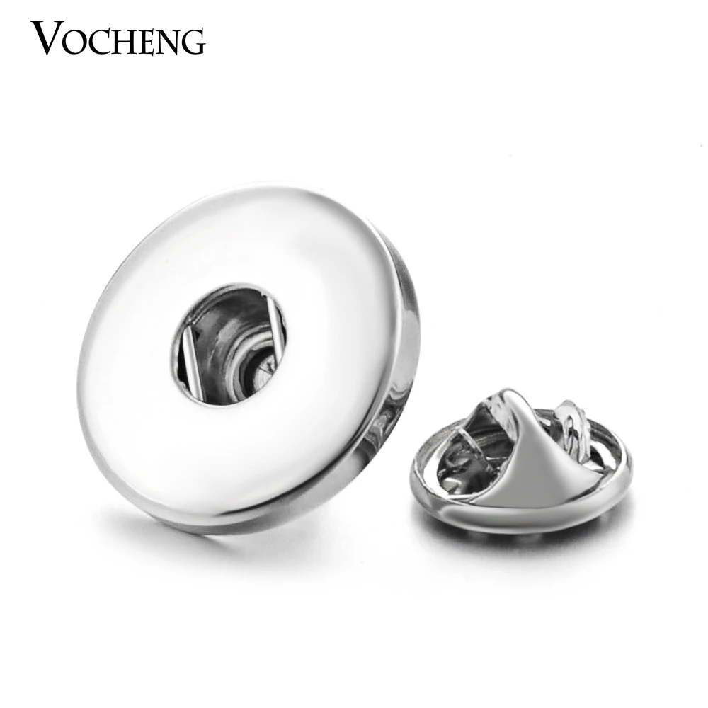 10 шт./лот Vocheng сменная Кнопка брошь для 18 мм DIY Ювелирные изделия NN-262* 10