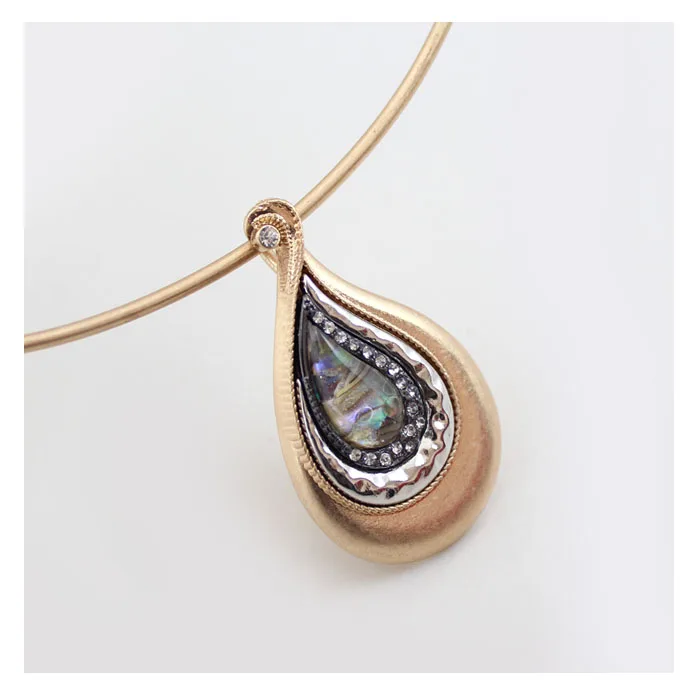 Новая мода ювелирные изделия сплав ретро натуральная оболочка ожерелье для