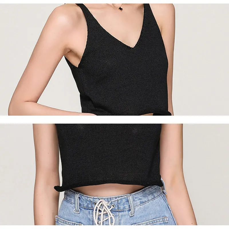 Цветок Единорог печатных Для женщин глубоким v образным вырезом жилет топы