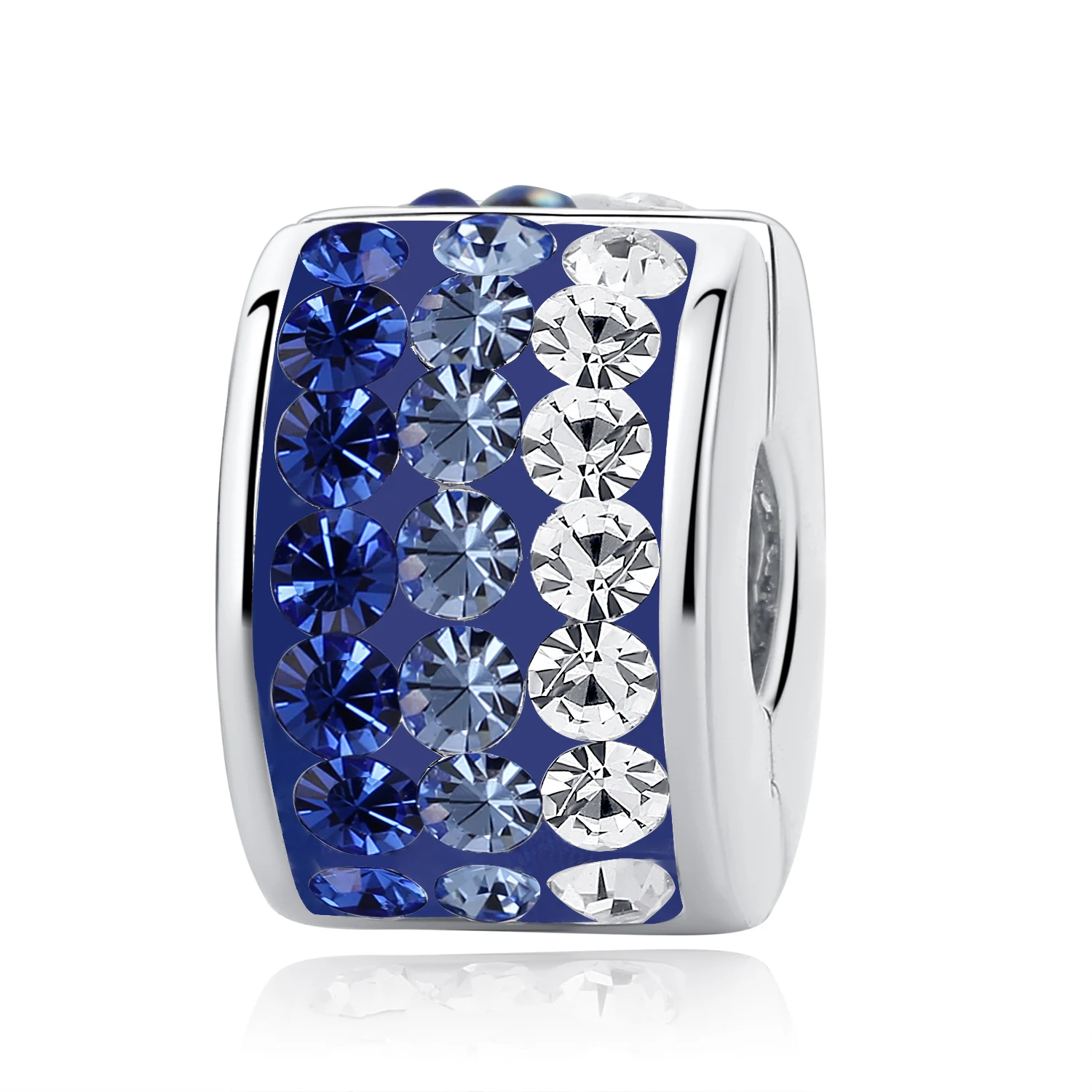 Аутентичные Подвески бусины из стерлингового серебра 925 с фиксатором