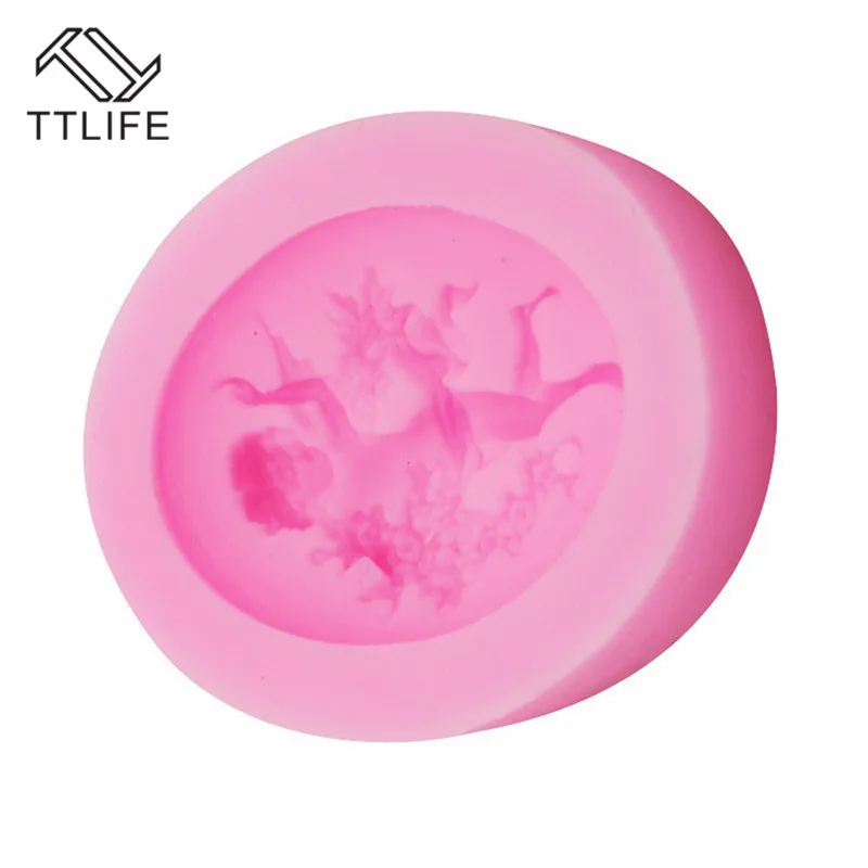 Силиконовая форма TTLIFE в форме ангела губка помадки тортов украшения инструменты