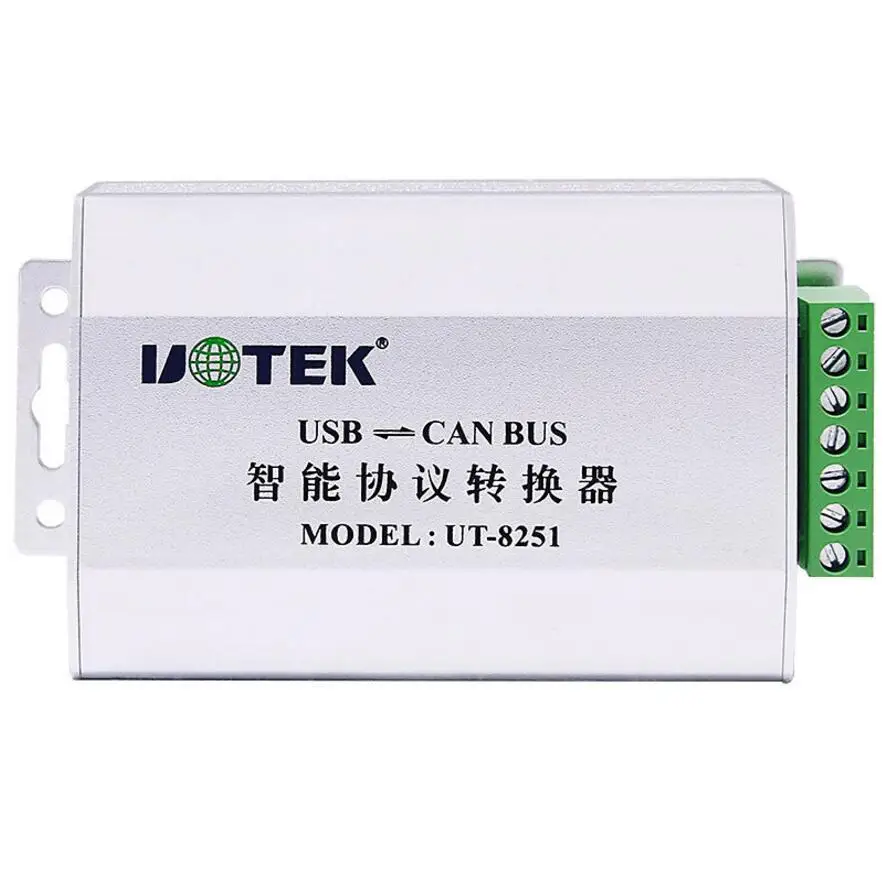 UTEK UT 8251 USB 2 0 to CAN BUS Turn CANBUS Интеллектуальный протокол конвертер промышленный