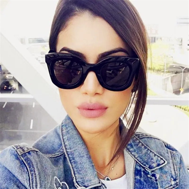 

Fashion Design Cat Eye Sunglasses Women Sun Glasses Mirror Gradient Lens Retro Gafas Eyewear Oculos de sol UV400 N085
