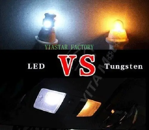 Yiastar 20 шт. высокое качество T10 CANBUS 5SMD 5050 194 W5W 501 светодиодный белая Автомобильная