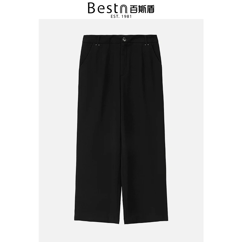 Bestn 2019 весна лето женские подходят на каждый день одноцветные средняя талия