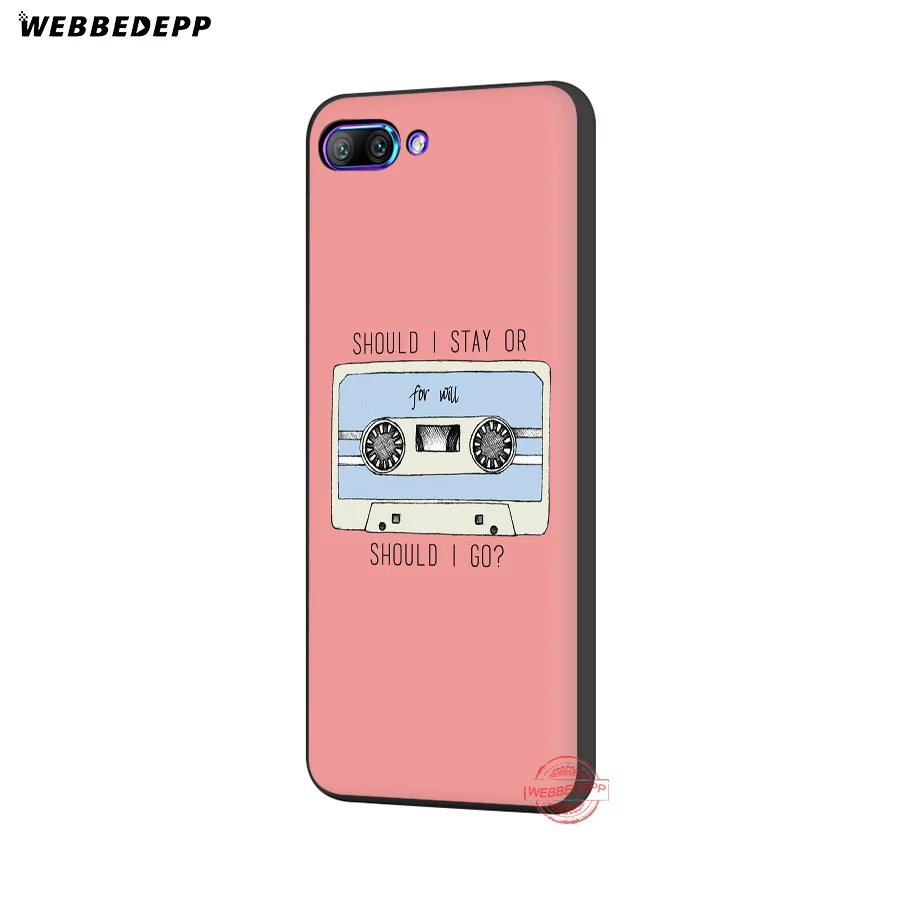 WEBBEDEPP Should Stay Stranger Things Soft Case for Honor 20 10 9 9X 8 Lite 8C 8X 7X 7C 7A 3GB 6A Pro View | Мобильные телефоны и