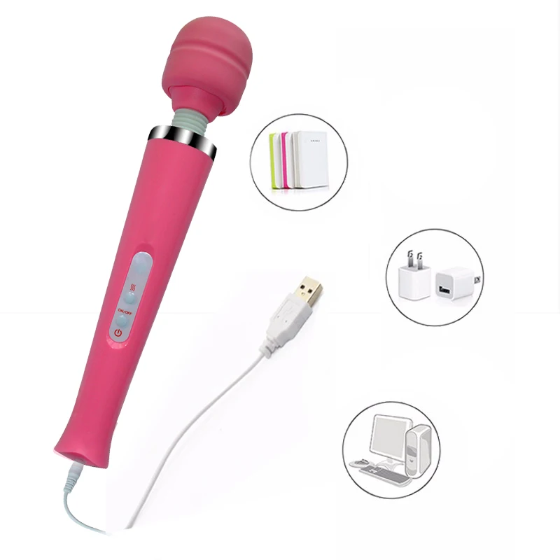 Женская секс игрушка для взрослых USB зарядка AV Вибраторы стержень G spot