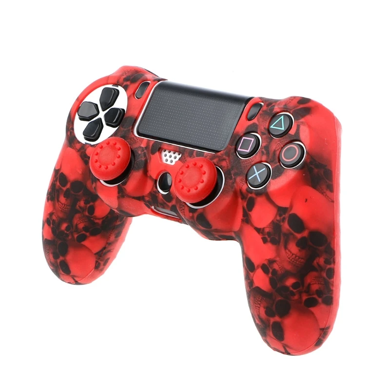 Защитный Камуфляжный силиконовый гелевый Чехол для геймпада Playstation PS4 Pro Slim с