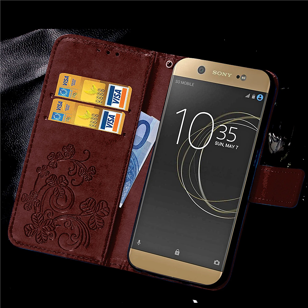 Чехол-книжка для sony Xperia XA1 Ultra Dual G3212 G3221, чехол-кошелек для телефона из искусственной кожи, чехол для sony XA1Ultra, G-3212, G-3221, чехол