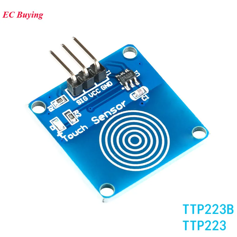 Фото TTP223B цифровой сенсорный модуль для Arduino TTP223 емкостная сенсорная плата