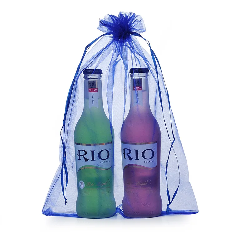 

200 X Assorted Colors Drawstring Organza Gift Bags Jewelry Pouches Festival Wedding Party Favor Candy Bags 25x35cm(10x14 Inches)