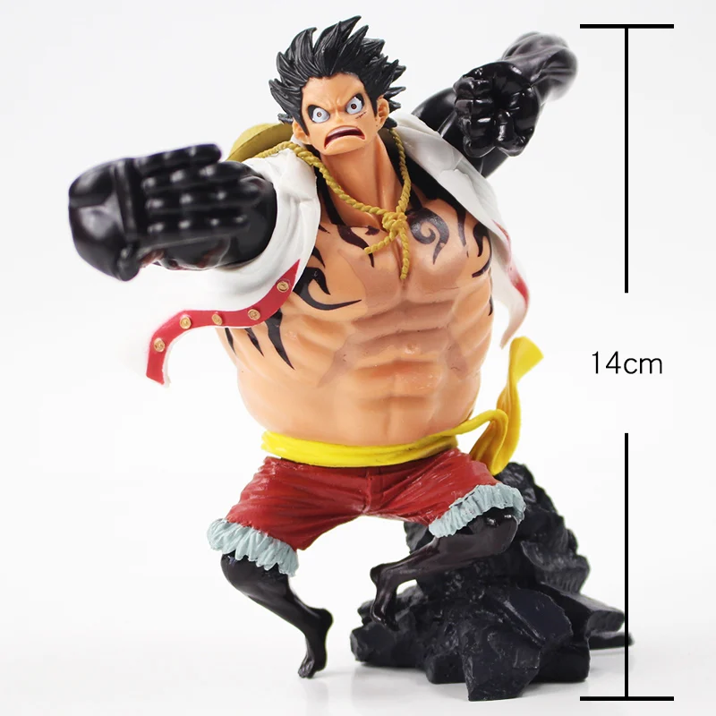 Style C opp bag 14-18 см одна деталь Banpresto фигурка Колизей переплетенный человек Обезьяна D Луффи кошмар Шестерня четвёртый Чемпион фигурка ПВХ модель игрушки - Цвет: Style C opp bag