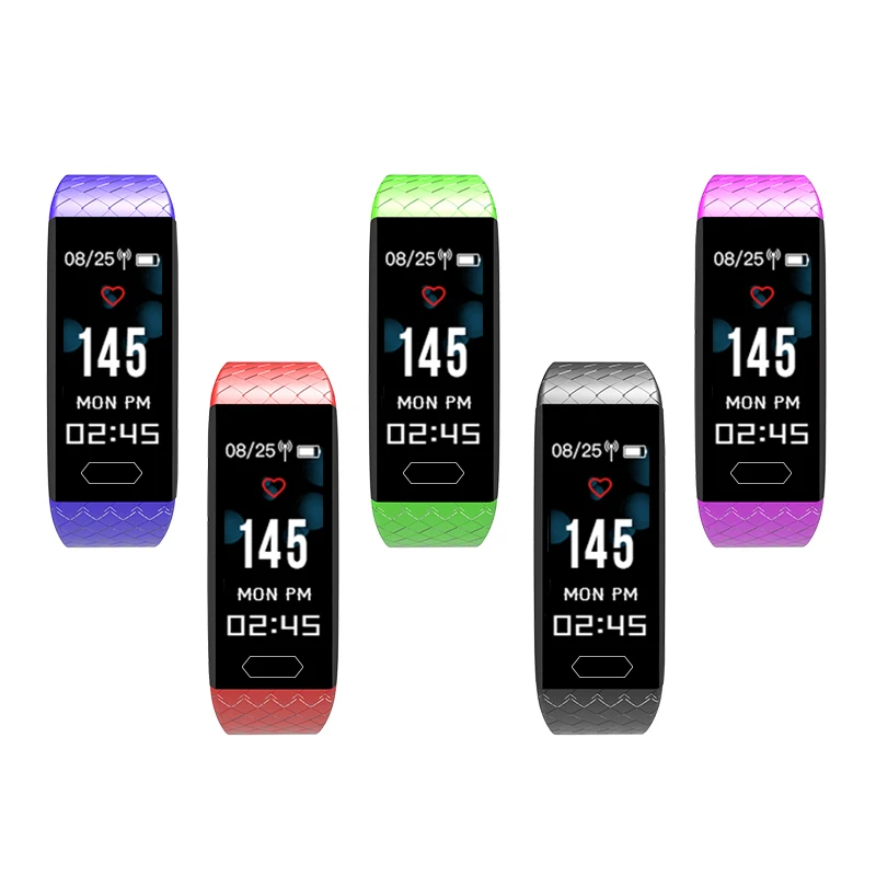 Умный Браслет водонепроницаемый цветной OLED Bluetooth фитнес-трекер умный браслет с