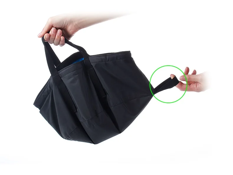 Ультра легкие портативный 8.5L открытый выживания складной умывальник