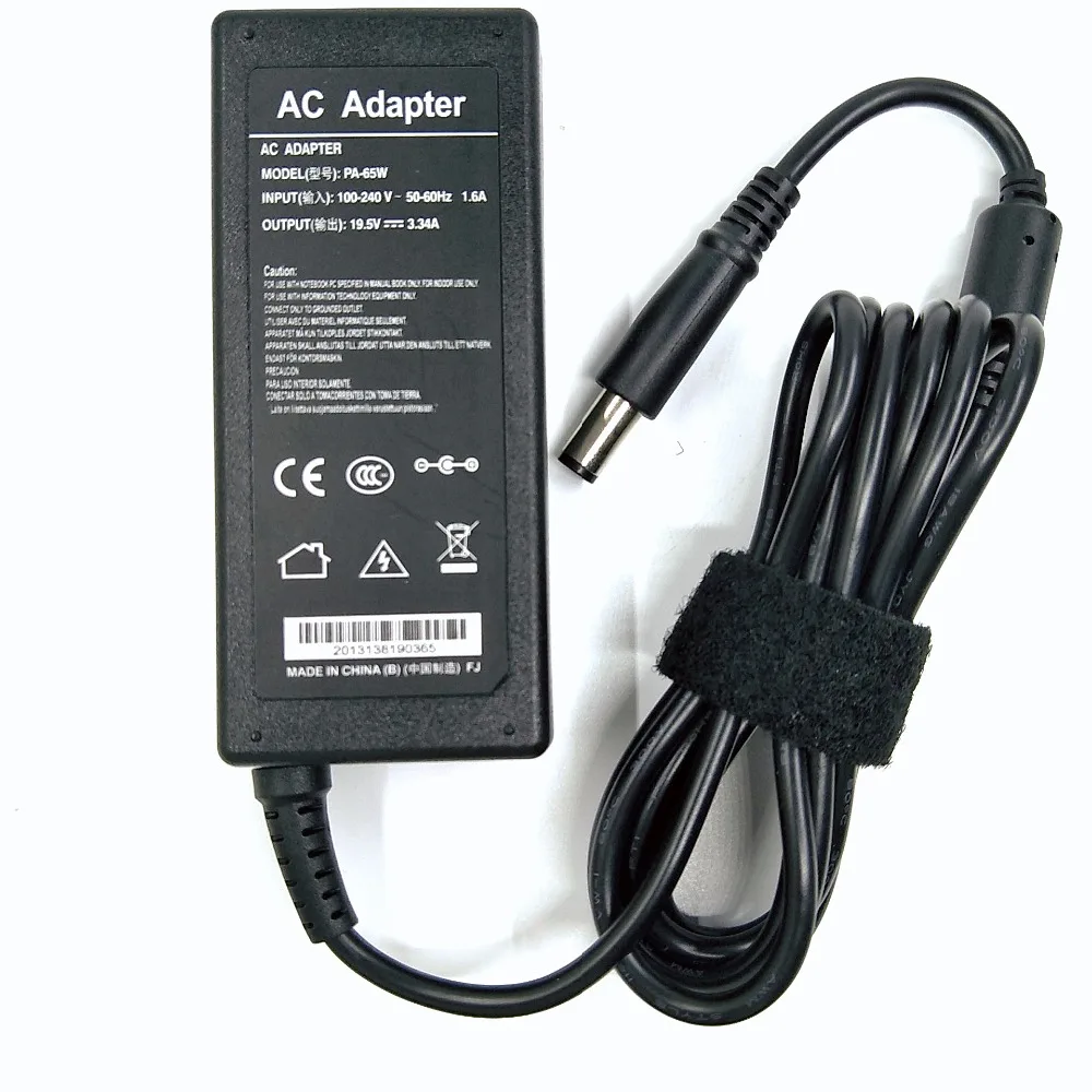 65 W 19,5 V 3.34A 7,4*5,0 мм Батарея подзарядка для Dell INSPIRON I3531 I3147 I3542 I3541 DA65NM111-00 1XRN1 ADP-65TH F ноутбук адаптер переменного тока