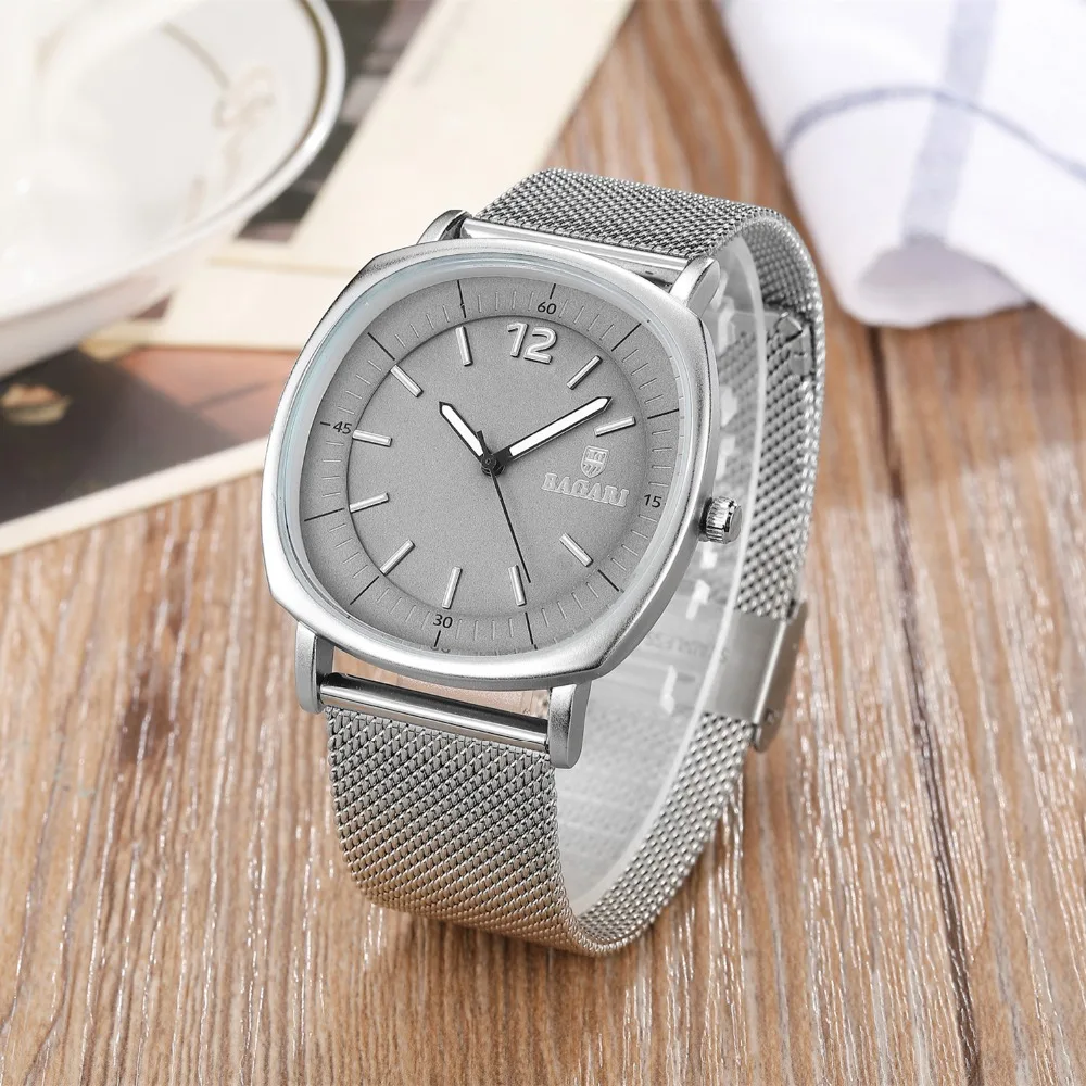 BAGARI мужские часы лучший бренд класса люкс кварцевые Бизнес Водонепроницаемый