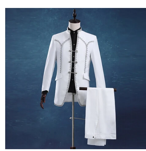 S XXL! новых людей смокинг жених свадебное платье в Европейском стиле дворец