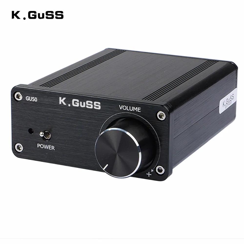 Новинка 2017 усилитель мощности K.GuSS GU50 HIFI 2 0 класса D TPA3116 Mini borne audio 2*50 Вт от 12 в пост.