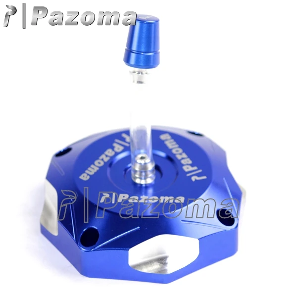 Мотоциклетная синяя крышка PAZOMA CNC Крышка Резервуара топливного бака s для Suzuki LT-R450