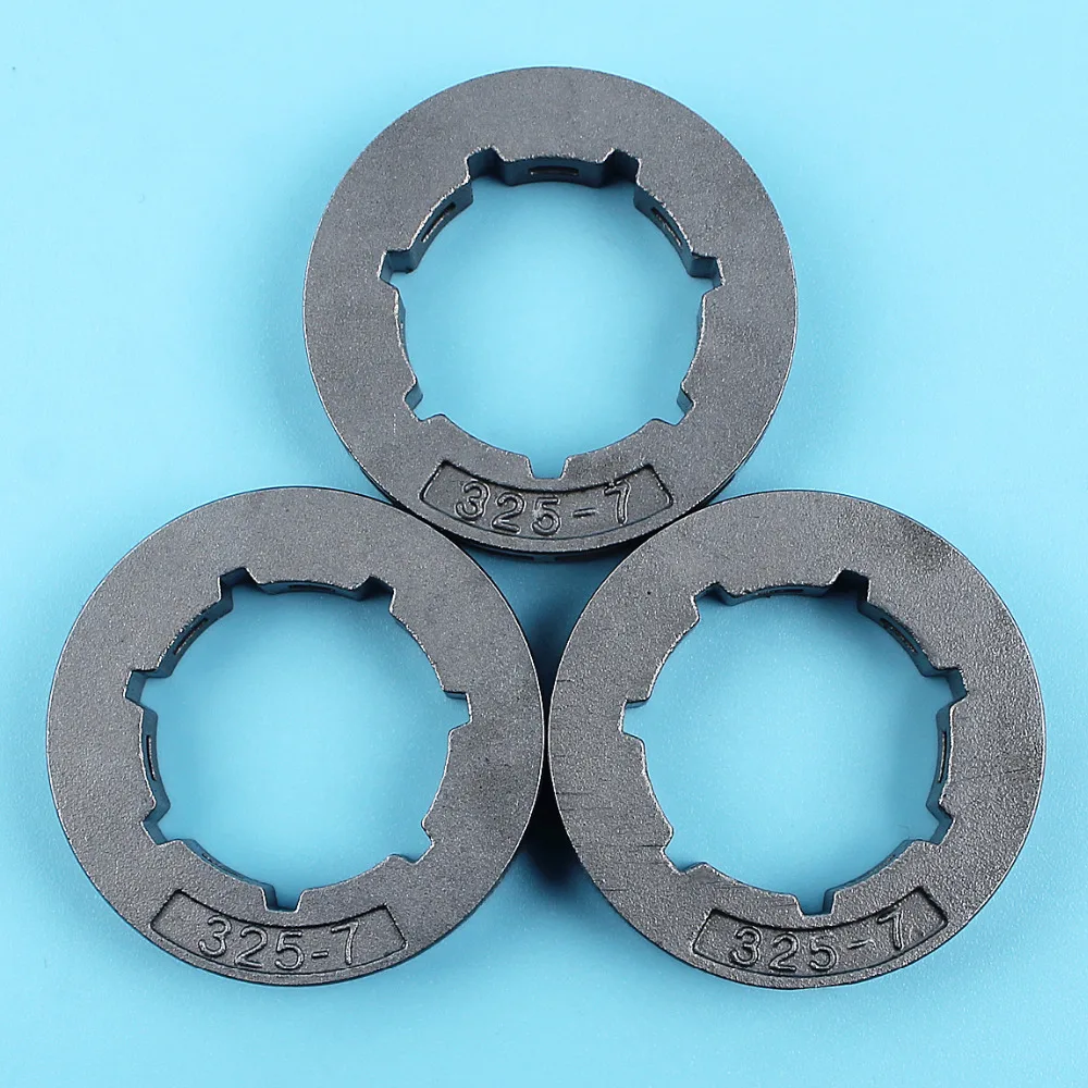 

3 X Sprocket Rim Small .325" 7T For Husqvarna 50 51 55 340 345 346 350 351 353 346XP 242 339 338 Chainsaw #11892/501457402