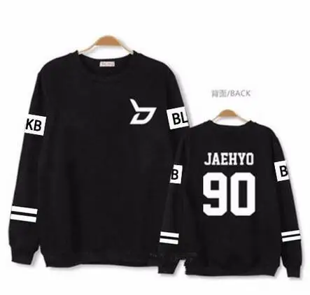 Kpop block b concert That member nname свитер с круглым вырезом и принтом унисекс zico p. o пуловер