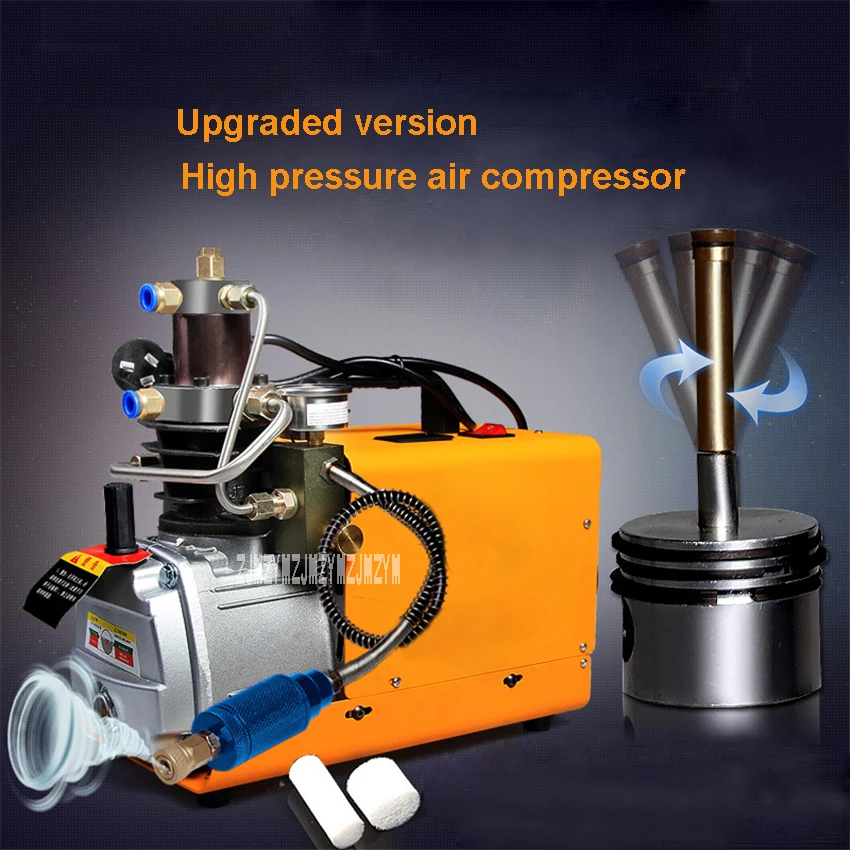 New Upgraded Electric Air Compressor Water Cooled Single Cylinder Inflatable Pump 30MPA High Pressure 110V/220V 1800W | Обустройство