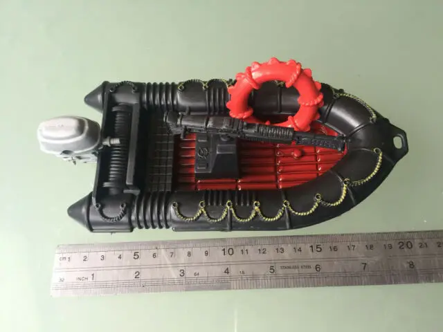 RC 1/10 масштаб Темный Dinghy лодка Oars Rock гусеничные аксессуары TRX4 cc01 D90 D110|Детали и