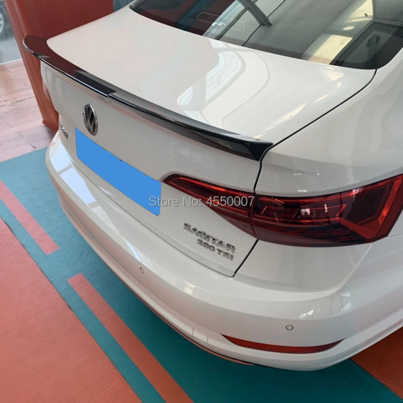 Для Volkswagen Sagitar Jetta2019 ABS пластик грунтовка цвет автомобиля хвост Багажник крыло украшение задний спойлер для Jetta2019