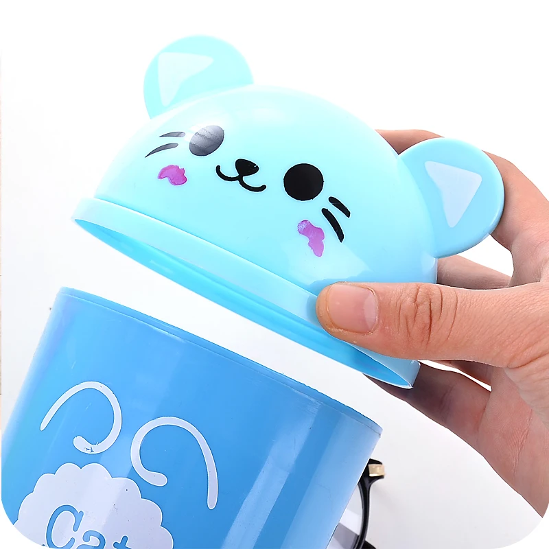 Мини-раскладушка мусорное ведро Настольные Ящики для хранения Мода креативная