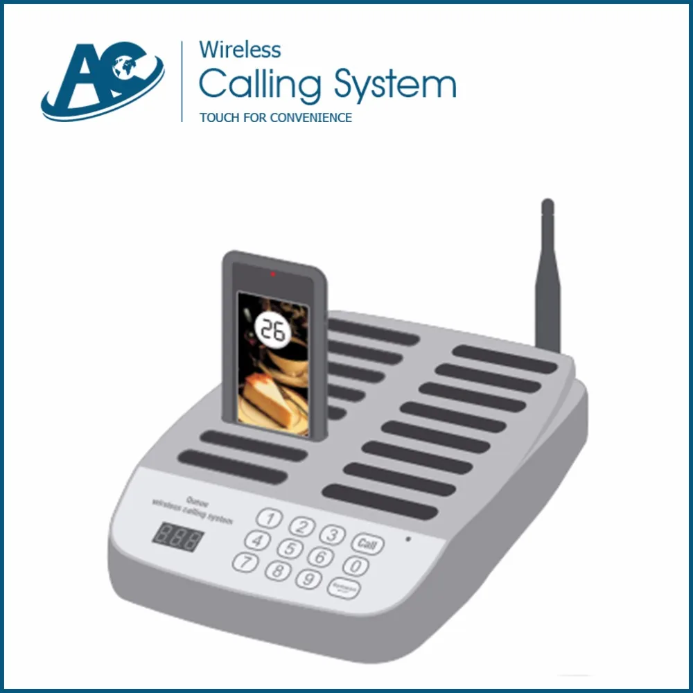 Беспроводной пейджер для гостевых вызовов система обслуживания номера очереди