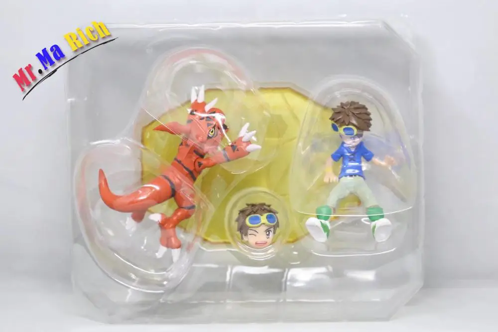 Аниме Фигурка 10 см Digimon Guilmon & матсуда такато ПВХ фигурка Коллекционная модель