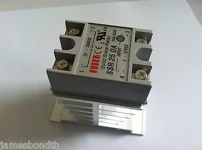 

Solid State Relay SSR-25DA 25A 24-480V Heat Sink