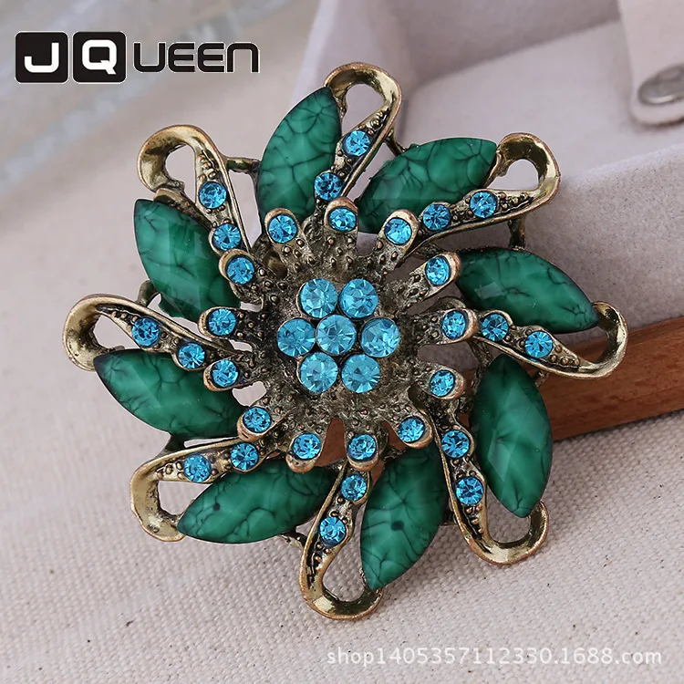 2018 новая брошь и булавка ювелирные изделия Модные Разноцветные большие цветы
