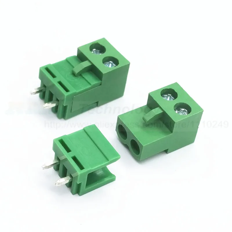 10 компл./лот HT5.08 2 3 4 5pin Клеммная Вилка Тип 300 В 10A KF2EDGK 5 08 мм шаг PCB разъем винт