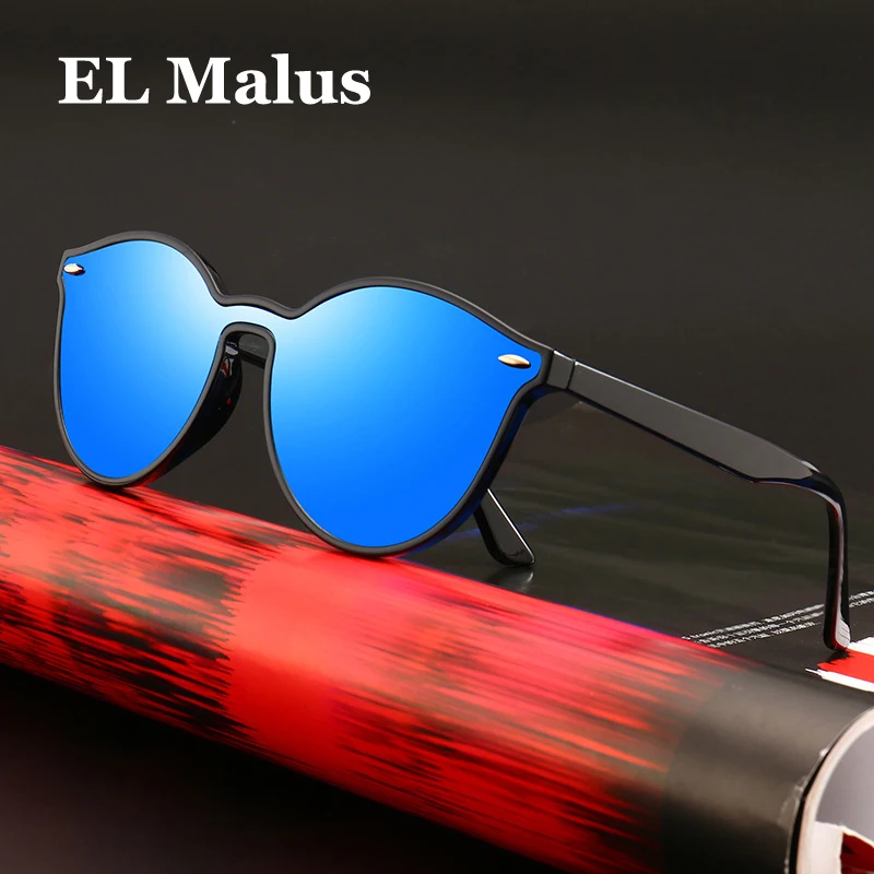 [EL Malus]2018 солнцезащитные очки кошачий глаз в ретро оправе UV400 для мужчин и женщин