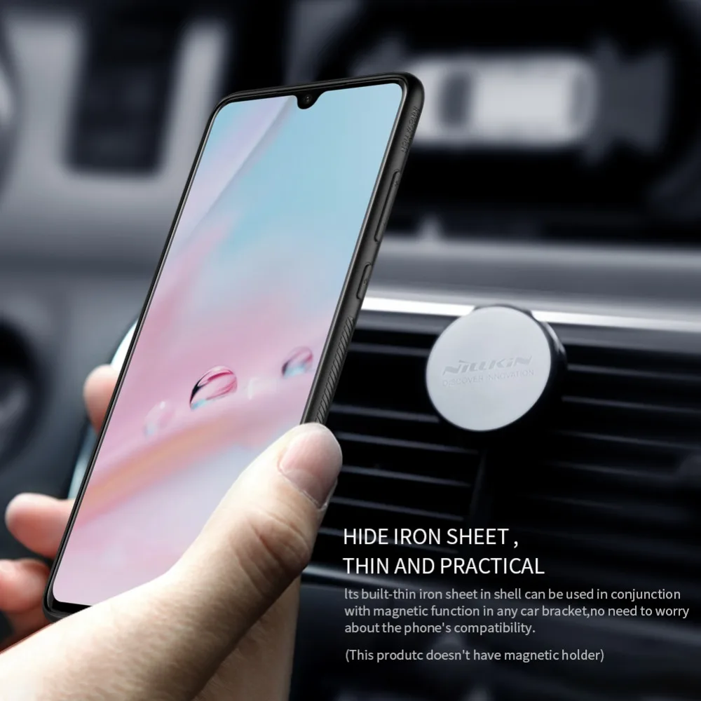 Чехол для huawei P30, жесткая задняя крышка из синтетического волокна Nillkin, железный магнитный чехол для huawei P30 Pro/P30 Lite