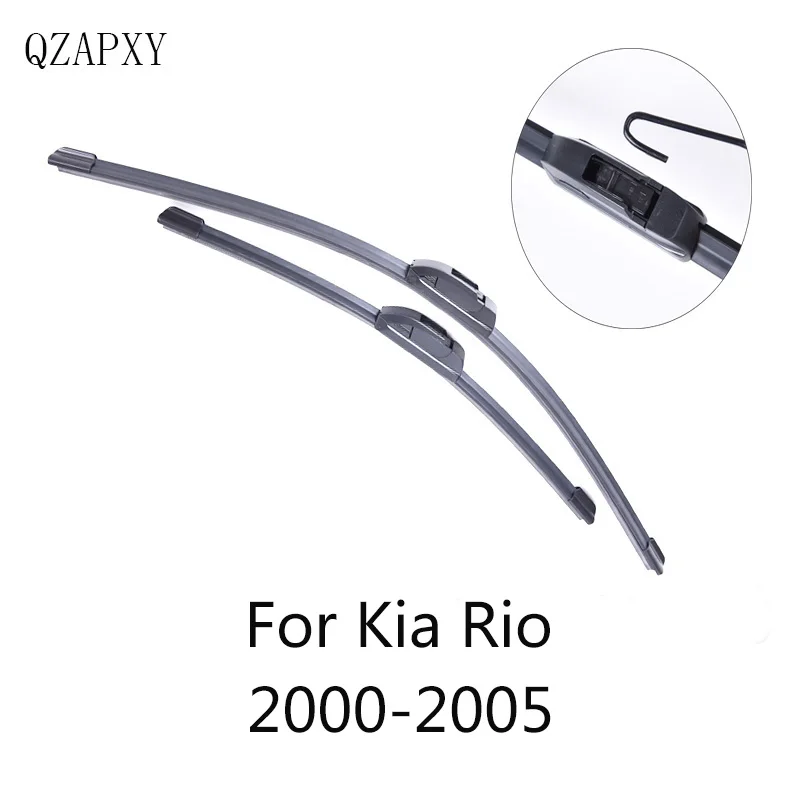 QZAPXY щекта стеклоочистителя для Kia Rio от 2000 2001 2002 2003 2004 2005 2006 2007 до стеклоочиститель аксессуаров для автомобилей - Цвет: 2000-2005