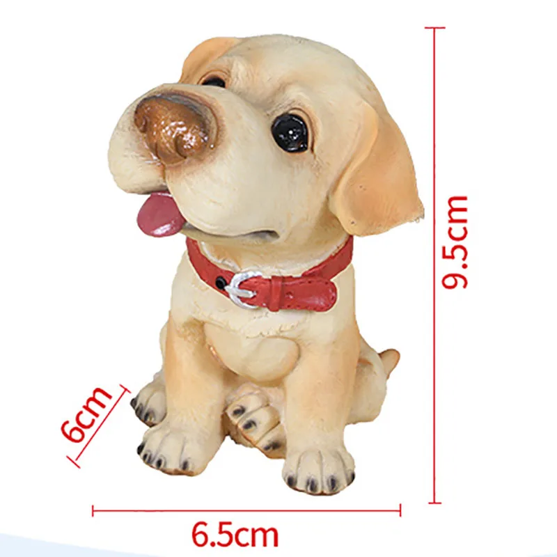

Creative Home Living Room Wine Cabinet Decoration Handicraft Lovely Simulated Dog Home Decoration Sculpture Murals Gifts Crafts