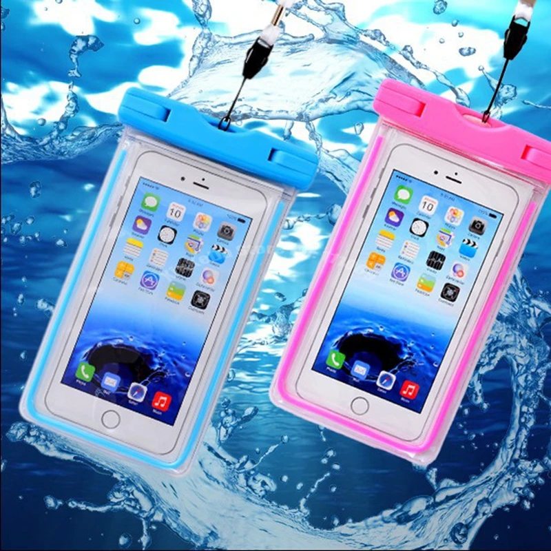 Мобильный телефон водонепроницаемый мешок case для xiaomi iphone 5 5s se 5c 6 6s плюс дайвинг