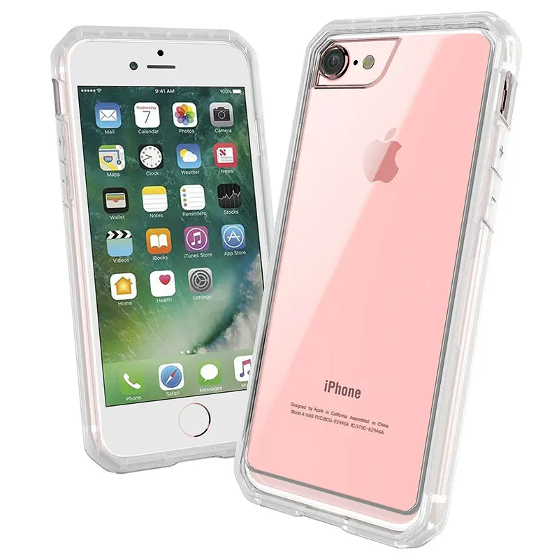 REFUNNEY Transparent Shockproof Back Cover for iPhone 6 6s Plus Hard Case Coque Capinha iPhone6 s 6Plus |