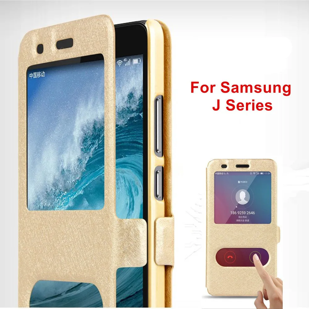 Для Samsung Galaxy J2 J3 J5 J6 J7 Duo Pro 2017 2016 J1 Mini Prime PC + Шелковый кожаный флип-чехол для J8 2018 |