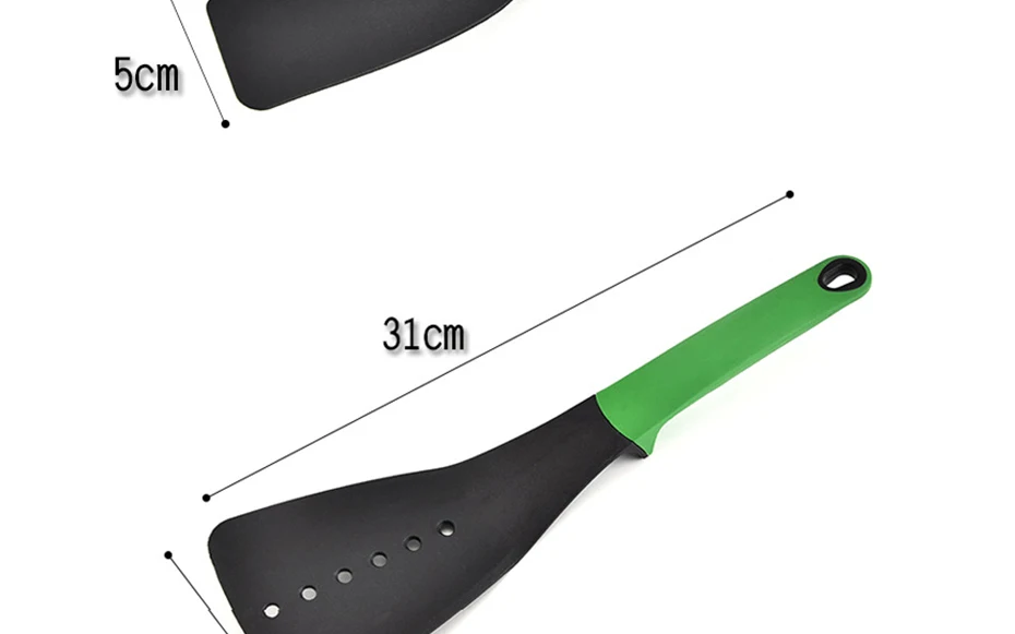 Антипригарный 6 шт. набор силиконовых кухонных инструментов Лопата суповая ложка дуршлаг лопатка нейлоновая кухонная утварь кухонный набор посуды